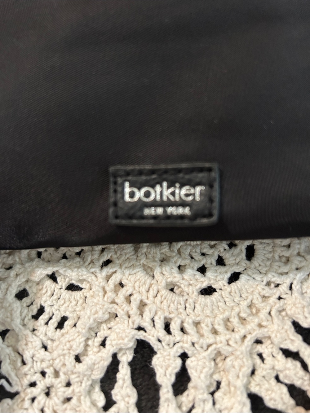 Botkier Black Nylon & Leather Convertible Backpack - Picture 3 of 6